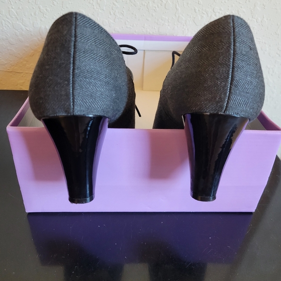 X•Appeal heeled shoes, size 9M, color: Peyton black grey - Picture 3 of 8